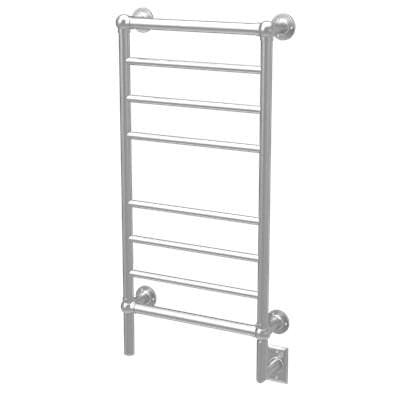 Amba Products Traditional Model T-2040 8 Bar Hardwired Towel Warmer - Brushed Nickel