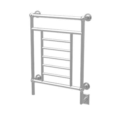 Amba Products Traditional Model T-2536 8 Bar Hardwired Towel Warmer - Brushed Nickel