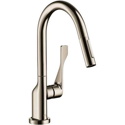 Axor Citterio Prep Kitchen Faucet 2-Spray Pull-down, 1.75 GPM - Polished Nickel