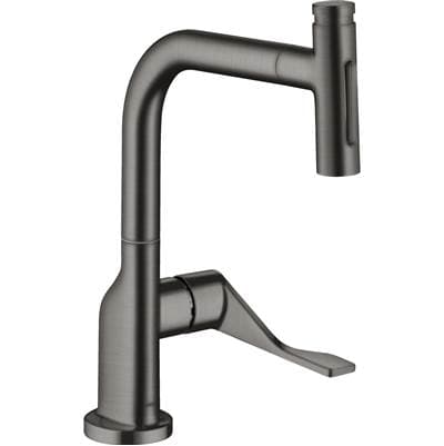 Axor Citterio Kitchen Faucet Select 2-Spray Pull-out, 1.75 GPM - Brushed Black Chrome