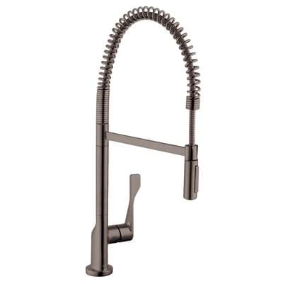 Axor Citterio Semi-pro Kitchen Faucet 2-Spray, 1.5 GPM - Brushed Black Chrome