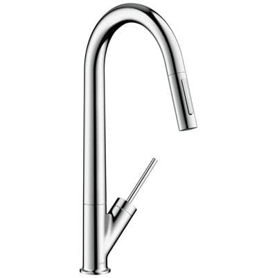 Axor Starck Higharc Kitchen Faucet 2-Spray Pull-down, 1.5 GPM - Chrome