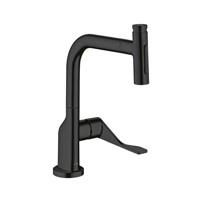 Axor Citterio Kitchen Faucet Select 2-Spray Pull-out, 1.75 GPM - Matte Black