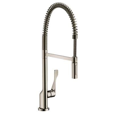 Axor Citterio Semi-pro Kitchen Faucet 2-Spray, 1.5 GPM - Polished Nickel