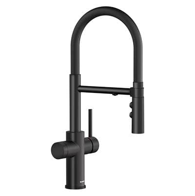 Blanco Catris Flexo Filter-ready Semi-pro Pull-down Dual-spray Kitchen Faucet - Matte Black