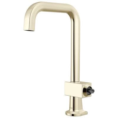 Brizo Frank Lloyd Wright Bar Faucet with Square Spout - Less Handle - Polished Nickel