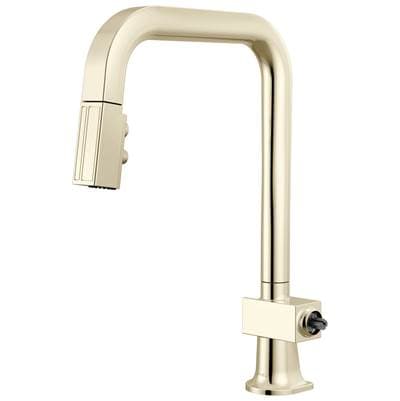 Brizo Frank Lloyd Wright Pull-down Kitchen Faucet with Square Spout - Less Handle - Polished Nickel