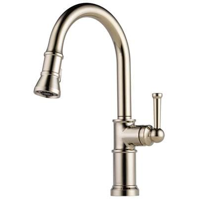Brizo Artesso Single Handle Pull-down Kitchen Faucet - Polished Nickel