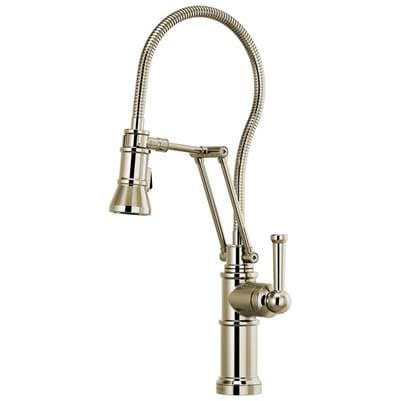 Brizo Artesso Articulating Faucet with Finished Hose - Polished Nickel
