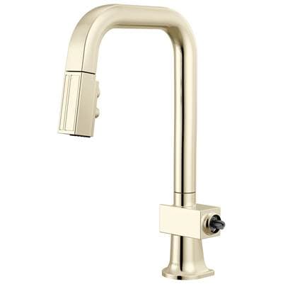 Brizo Frank Lloyd Wright Pull-down Prep Faucet with Square Spout - Less Handle - Polished Nickel