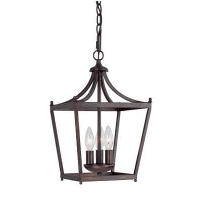 Capital Lighting 3 Light Foyer - Brushed Bronze