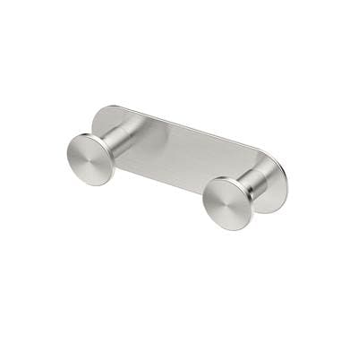 Gatco Glamour All Modern D1/2cor 6.5''L Double Robe Hook - Satin Nickel