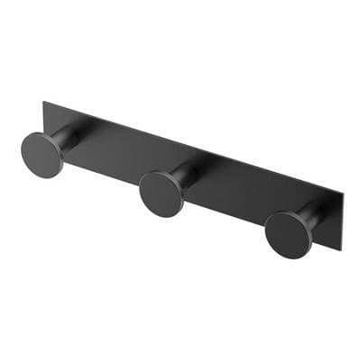 Gatco Glam All Modern D1/2cor 11'' L Triple Robe Hook - Matte Black