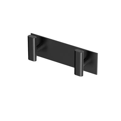 Gatco Elevate All Modern D1/2cor 6.5'' L Double Robe Hook - Matte Black