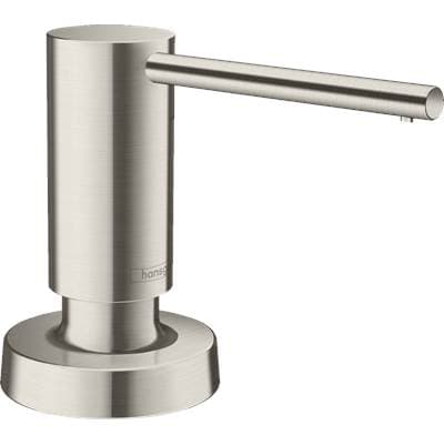 Hansgrohe Modern Soap Dispenser - Steel Optic