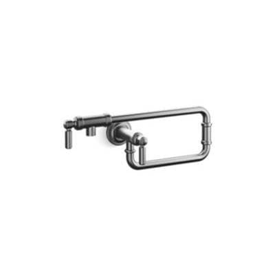 Kallista Traditional Wall Mount Pot Filler - Brushed Graphite