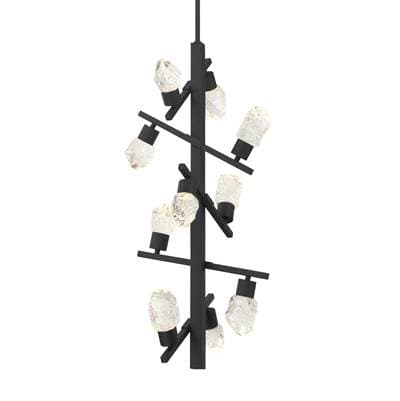 George Kovacs Kosmyc 10 Light Led Foyer Pendant - Sand Black