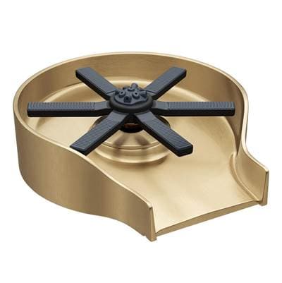 Kraus Cleanmate Glass Rinser for Kitchen Sink in Spot-free Brushed Brass - Spot Free Brushed Brass