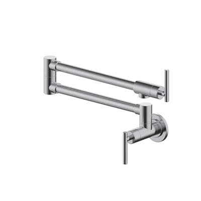 Maidstone Contemporary POT Filler Wall Mount Kitchen Faucet - Chrome