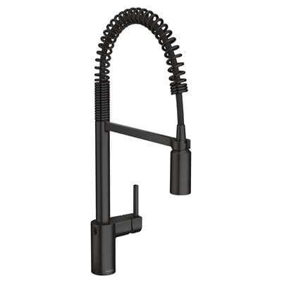 Align Motionsense Wave Sensor Touchless One Handle High Arc Pre-Rinse Spring Kitchen Faucet, Matte Black