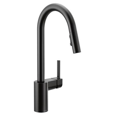 Align One-Handle Modern Kitchen Pulldown Faucet with Reflex and Power Clean Spray Technology, Matte Black