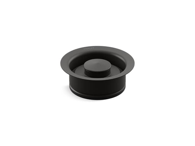 Kohler Disposal flange with stopper - Matte Black