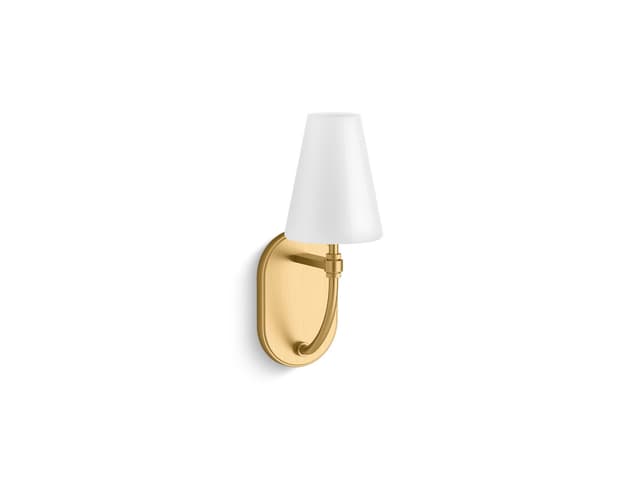 Kohler KernenE by Studio McGee One-light sconce - Brushed Moderne Brass