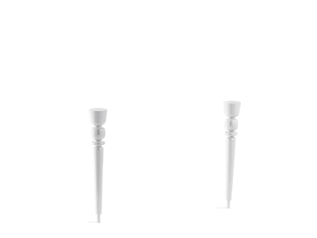 Kohler Farmstead Transitional legs - White