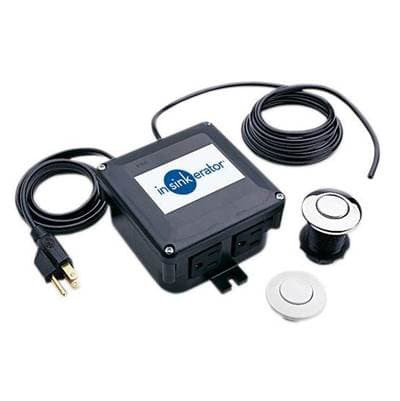 SinkTop Switch - Dual Outlet (Chrome and White Buttons included)
